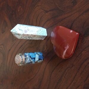 Bundle of Crystals...Heart, Tower & Bottle of Stones.